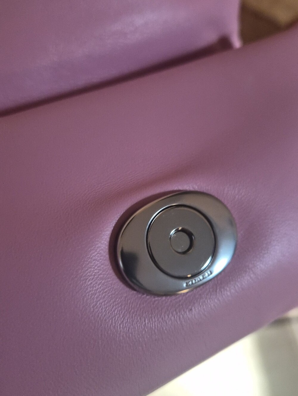 Coach Pillow Tabby 20, Vivid Pink, Top Handle, Silver Hardware - Picture 4 of 6